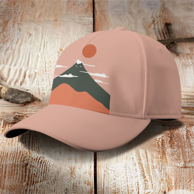 Dashingsoul Japanese Cat Art Print Cap