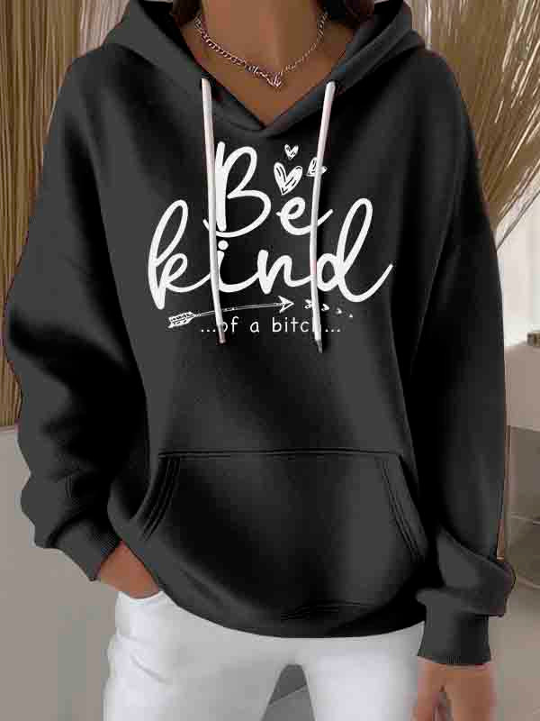 Be Kind Art Casual Hoodie Sweatshirt