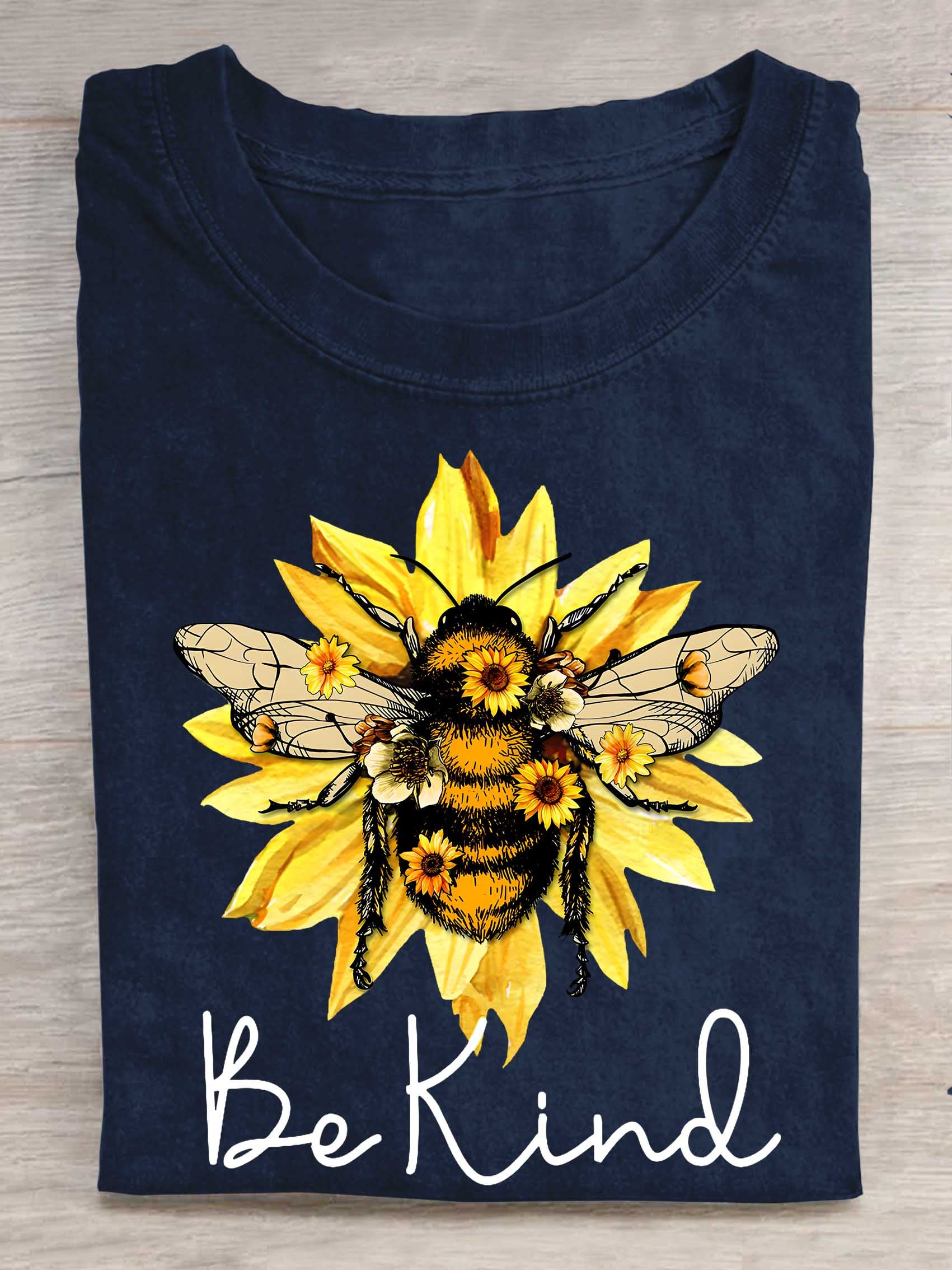 Be Kind Flower Bee T-shirt