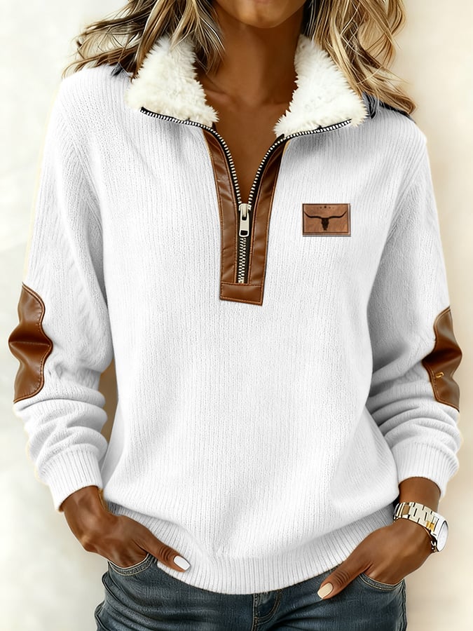 Women's Casual Retro Western Sweatshirt
