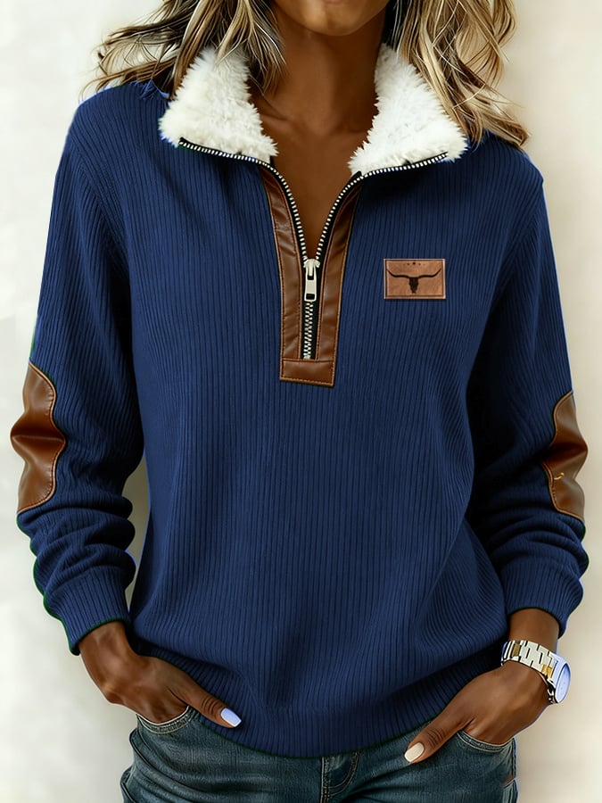 Women's Casual Retro Western Sweatshirt