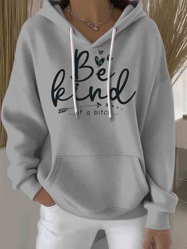 Be Kind Art Casual Hoodie Sweatshirt