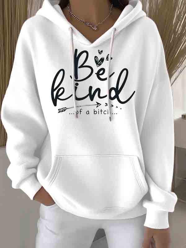 Be Kind Art Casual Hoodie Sweatshirt