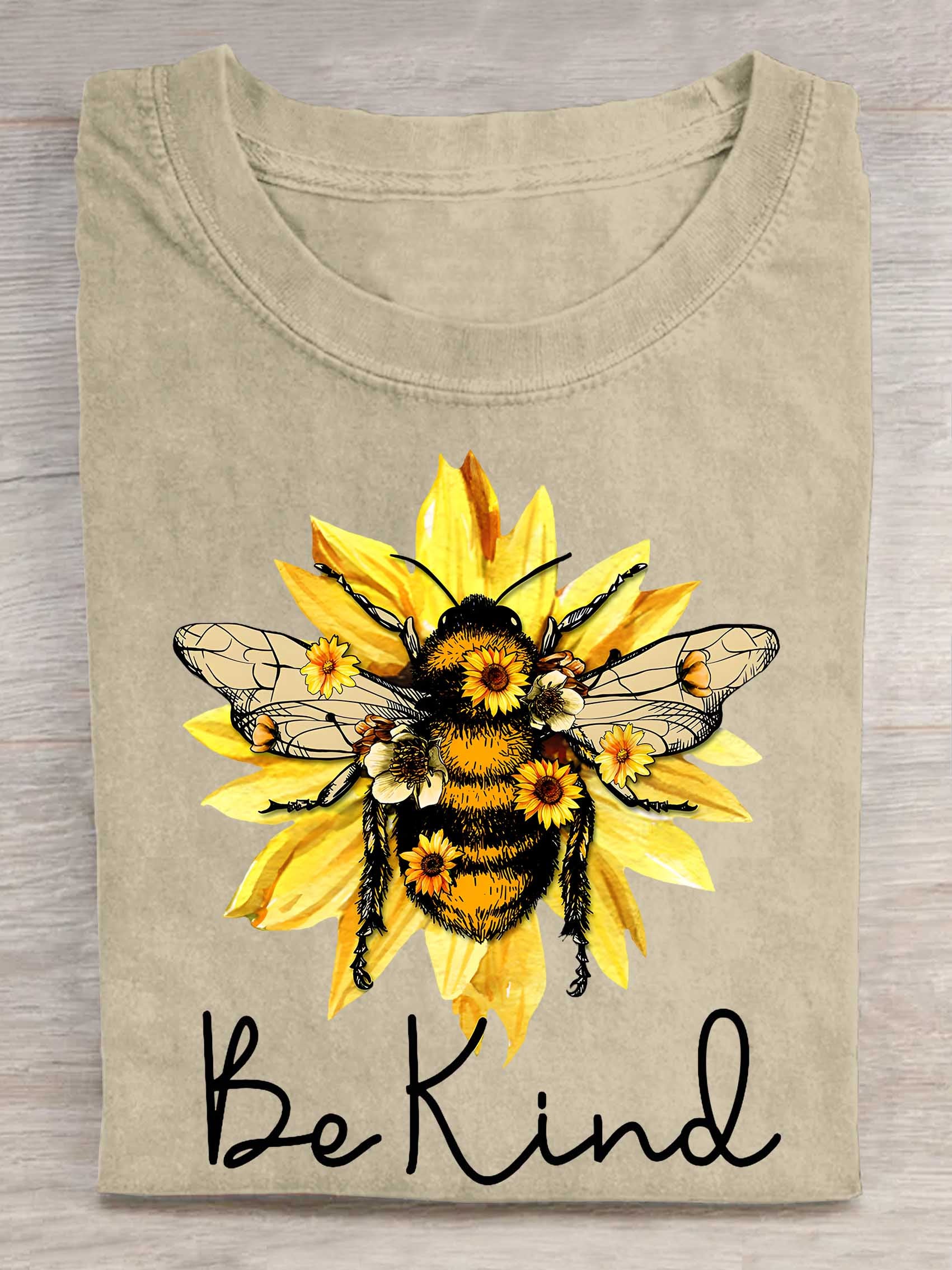 Be Kind Flower Bee T-shirt