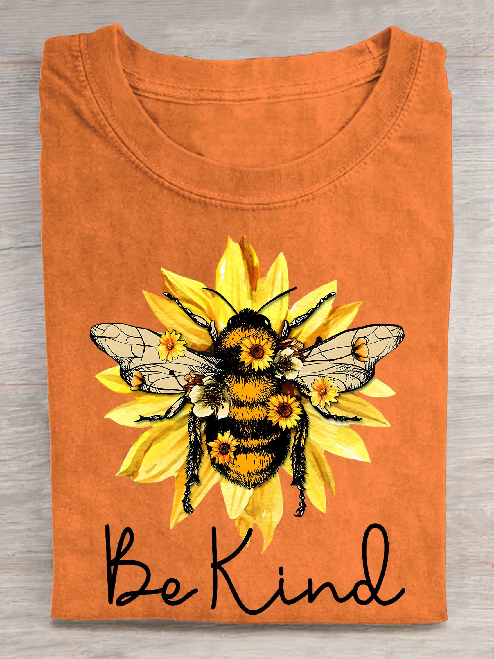 Be Kind Flower Bee T-shirt