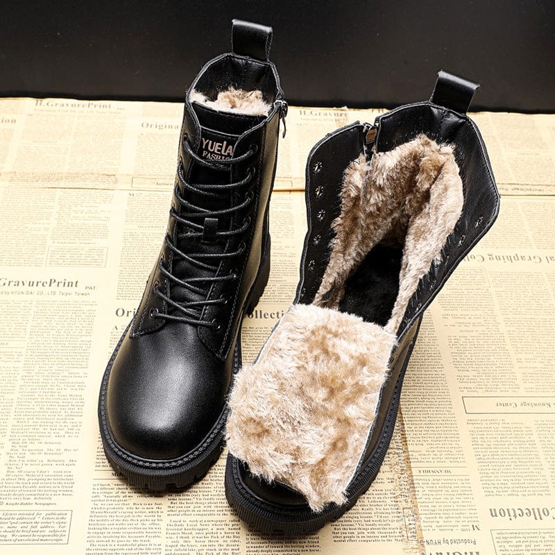 Helena™ - Lace-up boots with lined interior