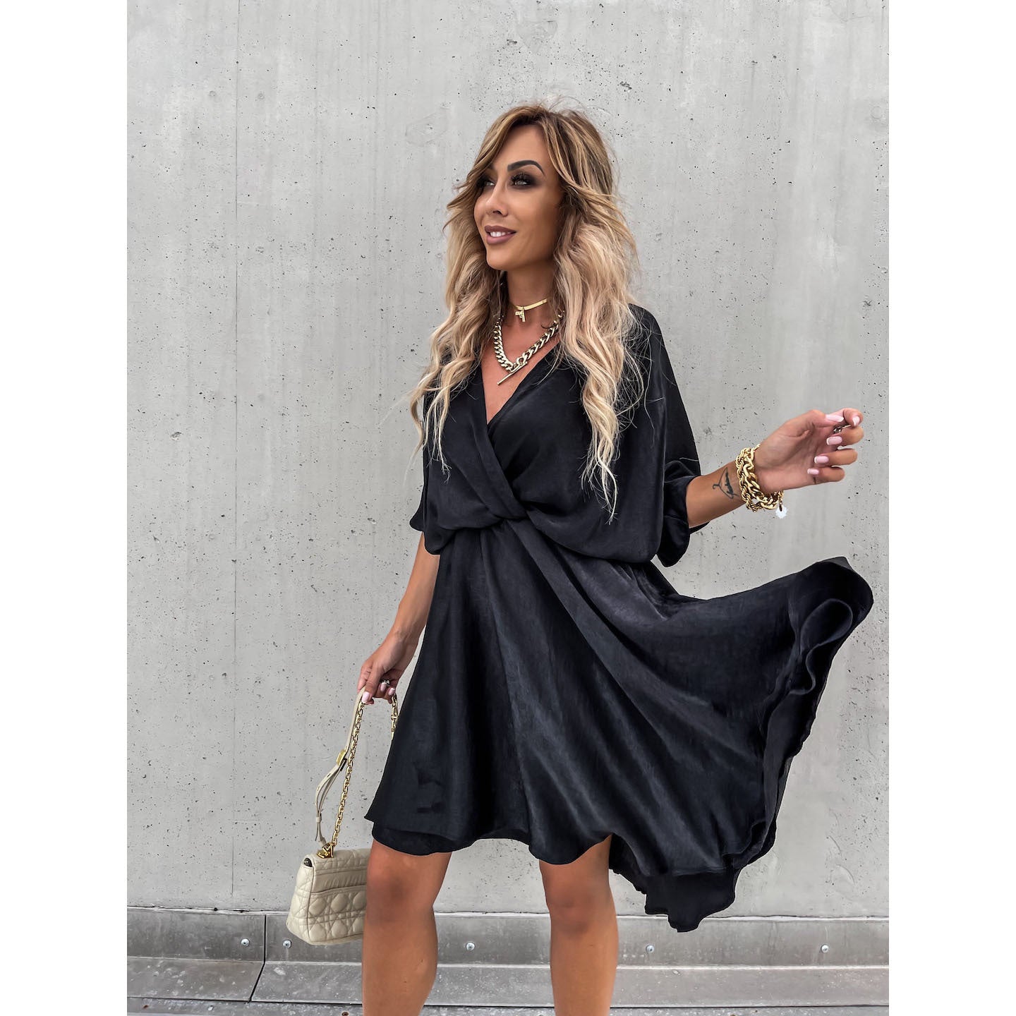 ✨Hot Sale 49% Off🌸Women's Fluttering Loose Waist Irregular Hem Dresses
