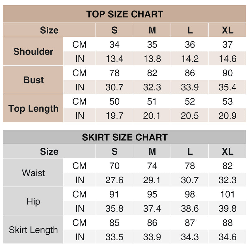 💕Limited Time 50% Off💕Women's Lace Hollow Out 2-Piece Set Sleeveless Top & Irregular Skirt