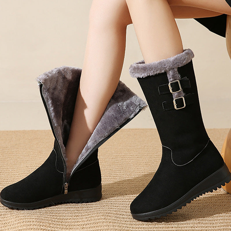 💖💥 Limited Time – 70% DISCOUNT! Women's Mid-Calf Snow Boots, Warm & Stylish