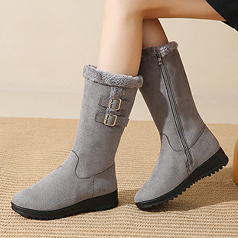 💖💥 Limited Time – 70% DISCOUNT! Women's Mid-Calf Snow Boots, Warm & Stylish